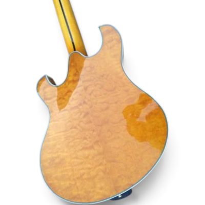 Custom Vesper Languedoc Region PL G2 Amber Flamed Maple Top Quilted Maple Back Guitar - Image 9
