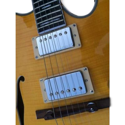 Custom Vesper Languedoc Region PL G2 Amber Flamed Maple Top Quilted Maple Back Guitar - Image 10