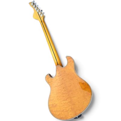 Custom Vesper Languedoc Region PL G2 Amber Flamed Maple Top Quilted Maple Back Guitar - Image 12