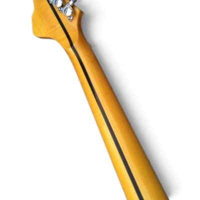 Custom Vesper Languedoc Region PL G2 Amber Flamed Maple Top Quilted Maple Back Guitar - Image 2