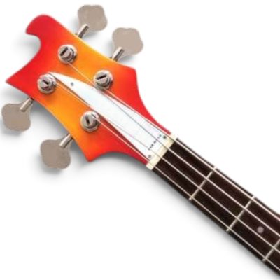 Custom Nova 4003 Psychedelic Paul McCartney Fireglo 4 String Bass Left Handed - Image 5