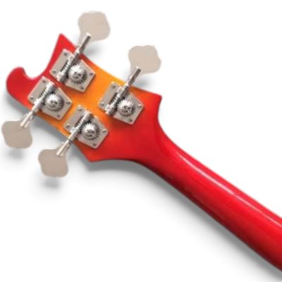 Custom Nova 4003 Psychedelic Paul McCartney Fireglo 4 String Bass Left Handed - Image 3