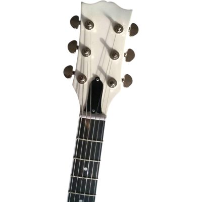 Custom Crown AVA ES333 Tom DeLonge Alphine White Semi Hollow Fhole Guitar - Image 3
