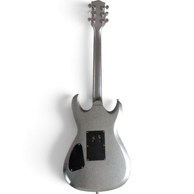 Custom Obsidian RZK 600 Richard Platinum Silver Tremolo Electric Guitar - Image 5