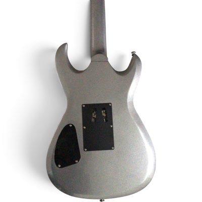 Custom Obsidian RZK 600 Richard Platinum Silver Tremolo Electric Guitar - Image 4