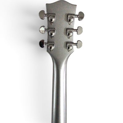Custom Obsidian RZK 600 Richard Platinum Silver Tremolo Electric Guitar - Image 2