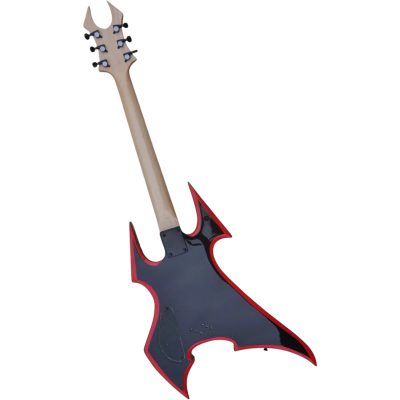 Custom Norturne Beast Onyx Painted Red Bevels Electric Guitar - Image 7