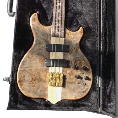 Custom Cylinder Mark King Natural Burl Maple 4 String Bass