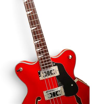 Custom Sovereign Red Fhole 4 String Bass - Image 4
