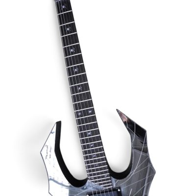 Custom Norturne Draco Ghost Flame Cracked Mirror Warlock Electric Guitar Floyd Rose Tremolo - Image 8