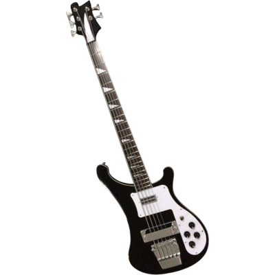 Custom Nova 4003S5 Jetglo Black 5 String Bass - Image 2