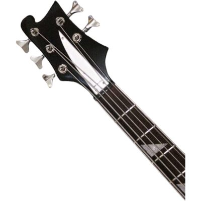 Custom Nova 4003S5 Jetglo Black 5 String Bass - Image 3
