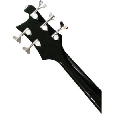 Custom Nova 4003S5 Jetglo Black 5 String Bass - Image 5
