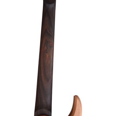 Custom Topaz Black Machine Rosewood Finish 7 String Guitar - Image 3