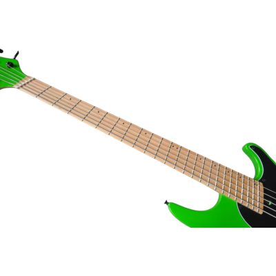 Custom Ironroot Combustion Green Multi Scale Fanned Frets 5 String Bass - Image 3