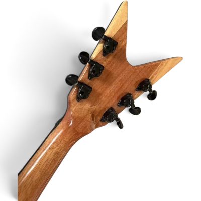 Custom Tempest Natural Maple Razorback Finish Flying V Floyd Rose Tremolo Dimebag Darrell Guitar - Image 3