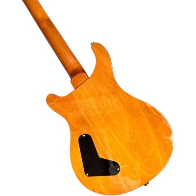 Custom Monarch Santana Amber Finish Dragon Design Electric Guitar - Image 11