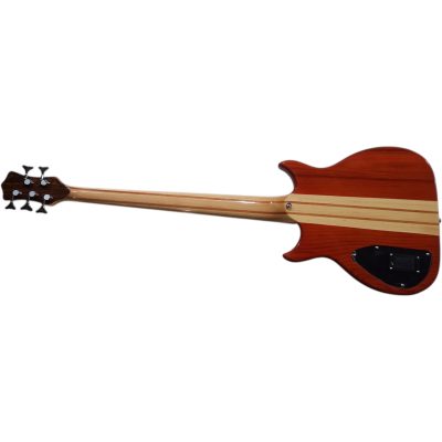 Custom Cylinder Series Mark King Translucent Win Red Alembic 5 String Bass - Image 7