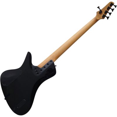 Custom Ironroot Blue Burst Droc Poplar Burl Top Veneer Multi Scale Fanned Frets 5 String Bass - Image 9