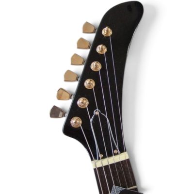 Custom Crown Black Modernistic Explorer 6 String Electric Guitar - Image 5