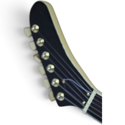 Custom Crown Vintage Cream Modernistic Explorer 6 String Electric Guitar - Image 2