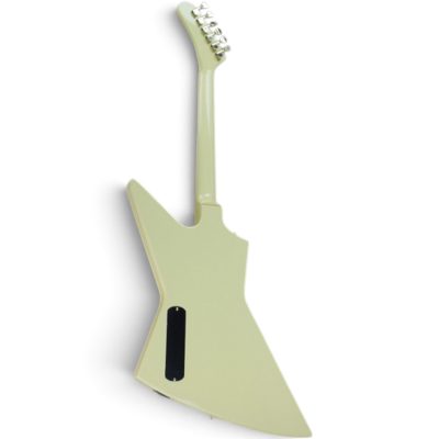 Custom Crown Vintage Cream Modernistic Explorer 6 String Electric Guitar - Image 4