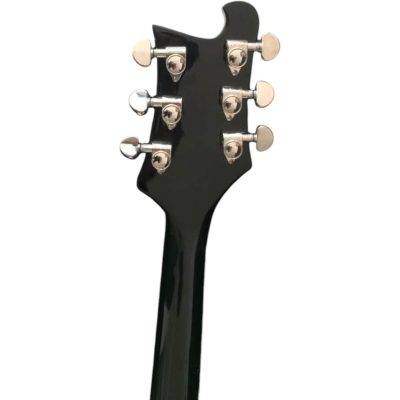 Custom Nova 4080 Geddy Lee Double Neck Black 4 String Bass 6 String Guitar - Image 10
