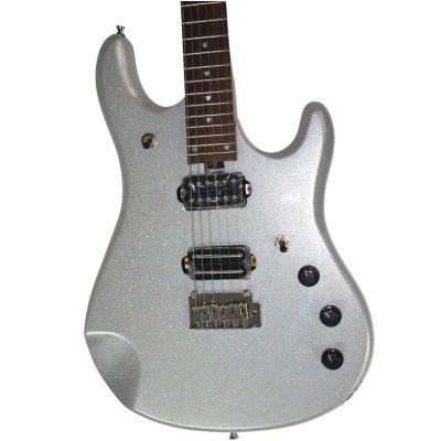 Custom Aether John Petrucci Metallic Silver Dust Electric Guitar