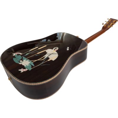 Custom Vertex D45 Dreadnought Crane Lily Lotus Pond Sitka Spruce Top Acoustic Electric Guitar - Image 8