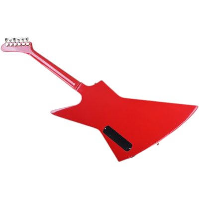 Custom Crown Red Modernistic Explorer 6 String Electric Guitar - Image 4