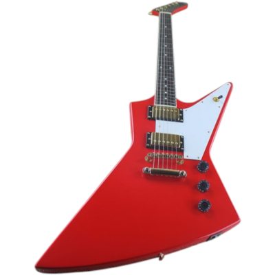 Custom Crown Red Modernistic Explorer 6 String Electric Guitar - Image 2