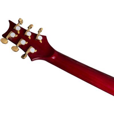 Custom Monarch Santana Red Finish Dragon Design Electric Guitar - Image 5
