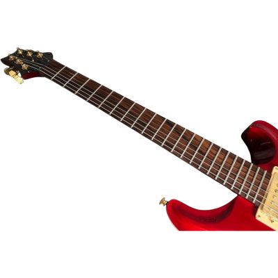 Custom Monarch Santana Red Finish Dragon Design Electric Guitar - Image 4