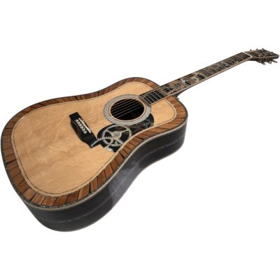 Custom Vertex D200 Natural Solid Spruce Top Dreadnought Acoustic Electric Guitar - Image 5