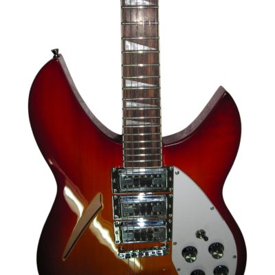 Custom Nova Vintage Sunburst 381 V69 Semi Hollow 3 Pickups Electric Guitar - Image 3