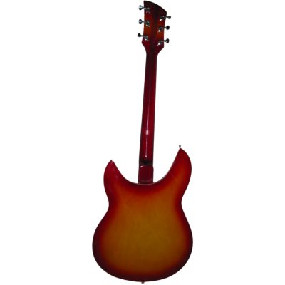 Custom Nova Vintage Sunburst 381 V69 Semi Hollow 3 Pickups Electric Guitar - Image 4