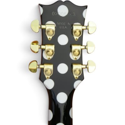 Custom Crown Randy Polka Dots Black White Electric Guitar - Image 7