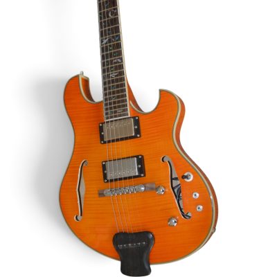 Custom Vesper Amber Flamed Maple Top Languedoc Region Quilted Maple Back Guitar
