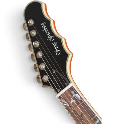 Custom Vesper Amber Flamed Maple Top Languedoc Region Quilted Maple Back Guitar - Image 6