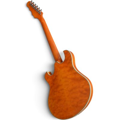 Custom Vesper Amber Flamed Maple Top Languedoc Region Quilted Maple Back Guitar - Image 10