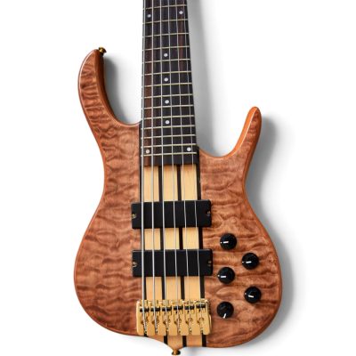 Custom Denver Elite BSR Quilted Maple Top 6 String Bass
