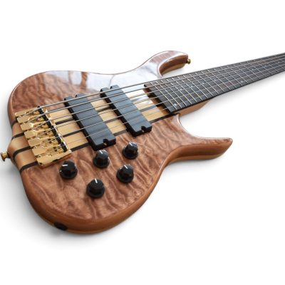Custom Denver Elite BSR Quilted Maple Top 6 String Bass - Image 7