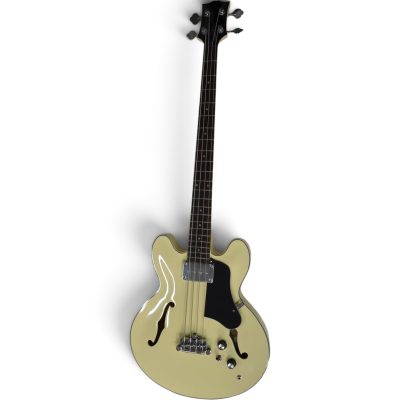 Custom Crown Cream EB2 Finish 4 String Bass - Image 3