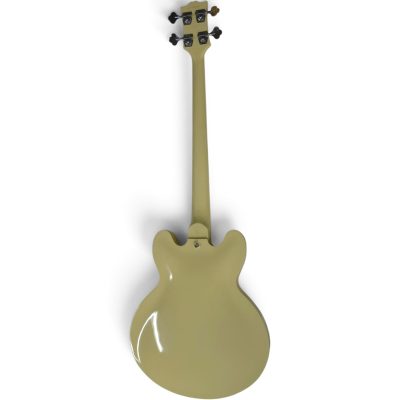 Custom Crown Cream EB2 Finish 4 String Bass - Image 6