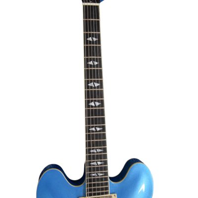 Custom Crown DG335 Dave Grohl Pelham Blue Bigsby Tremolo Electric Guitar - Image 4