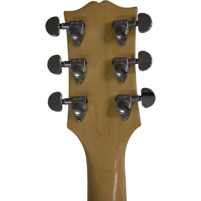 Custom Crown Natural Burl Maple Fhole Bigsby Tremolo Full Hollowbody Jazz Archtop Guitar - Image 3