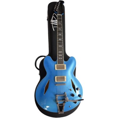 Custom Crown DG335 Dave Grohl Pelham Blue Bigsby Tremolo Electric Guitar - Image 11