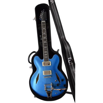 Custom Crown DG335 Dave Grohl Pelham Blue Bigsby Tremolo Electric Guitar - Image 13