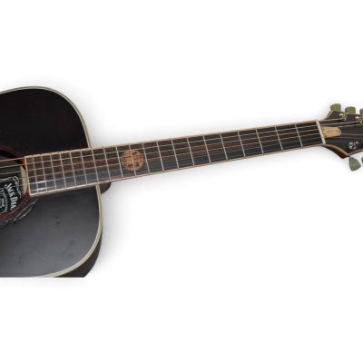 Custom Forge Jack Daniels Aged Barrel Finish Dreadnought Acoustic Electric Guitar Fishman Pickups - Image 5