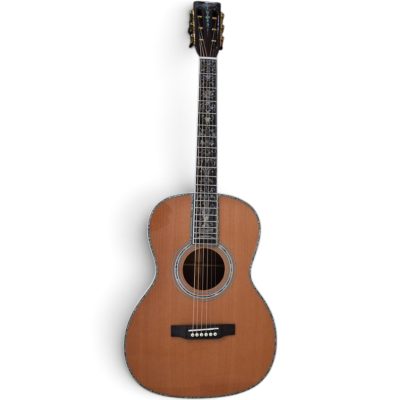 Custom Vertex 00045 Natural Finish Solid Spruce Top Acoustic Electric Guitar - Image 3